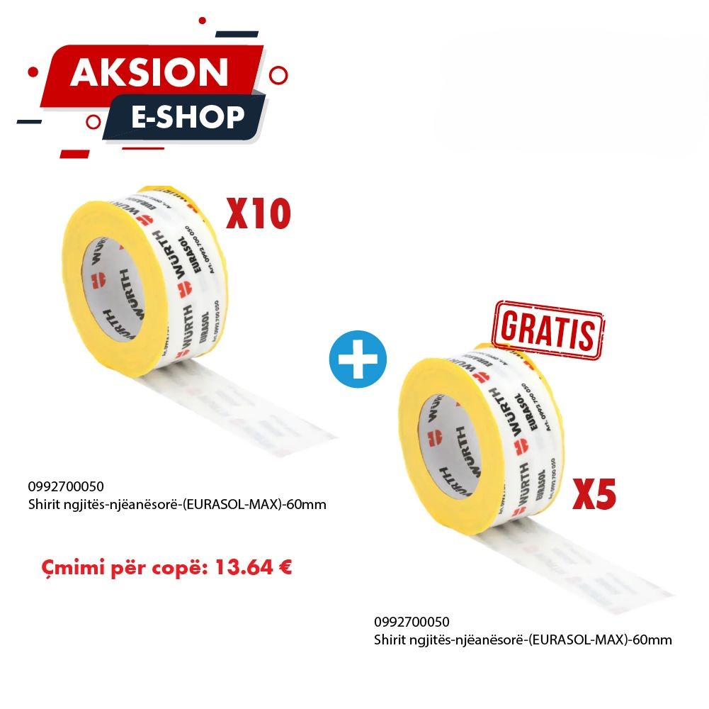 EURASOL MAX – 5 Shirita Falas. Më Shumë Izolim.