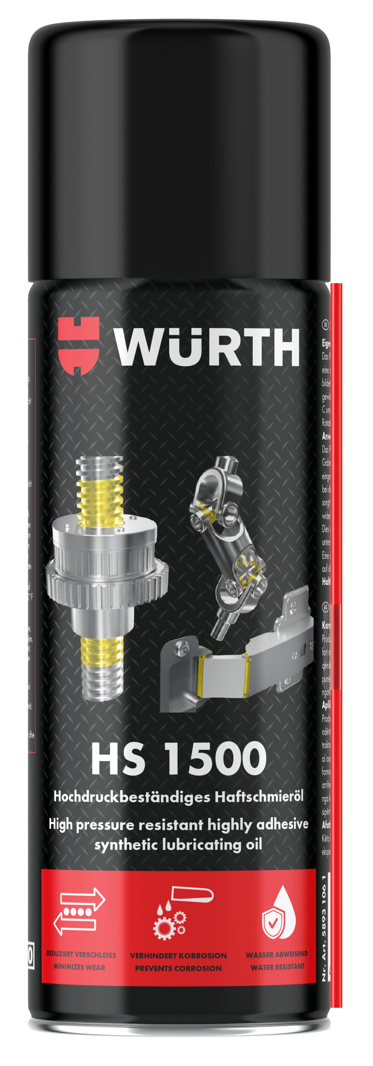 Sprej graso-HS1500-Black Edition-500ml