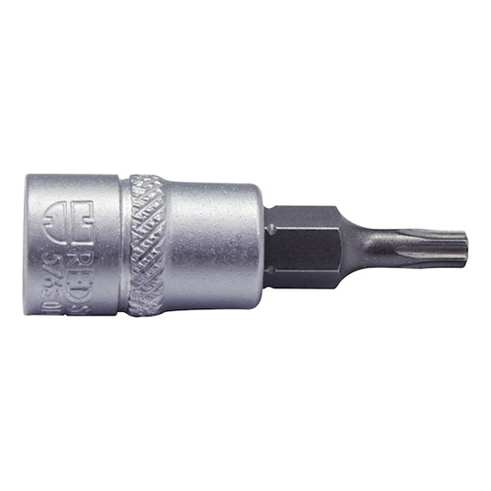 Çelës kokë-1/4"-TX27-L38-REDS.