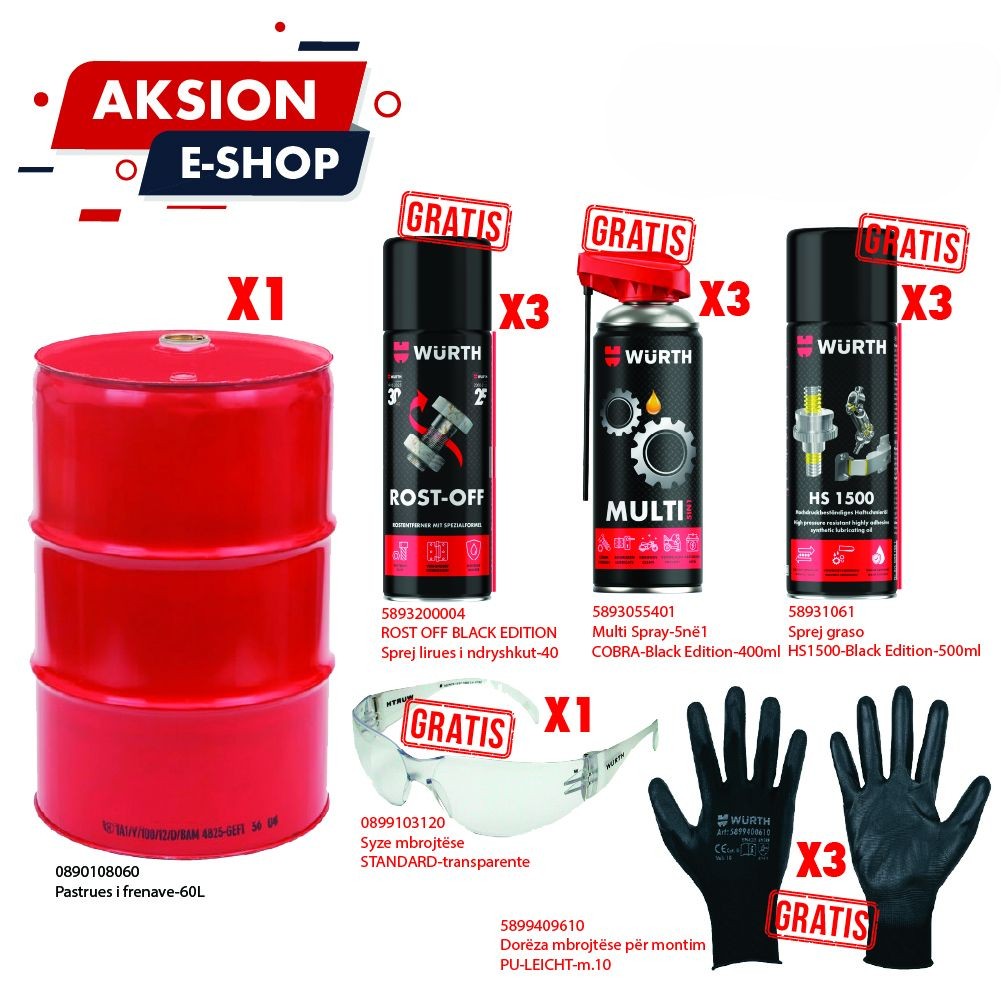 Pastrues Frenash 60L + 5 Produkte GRATIS