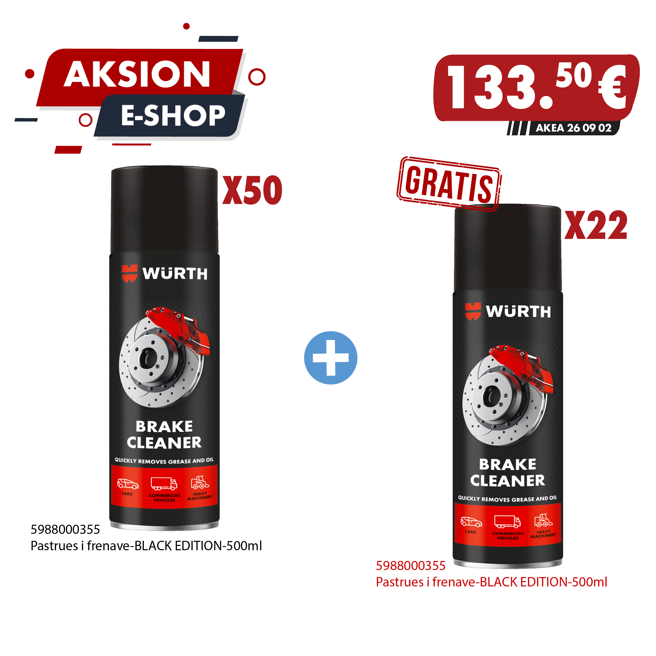 BLACK EDITION – 50 + 22 COPË GRATIS