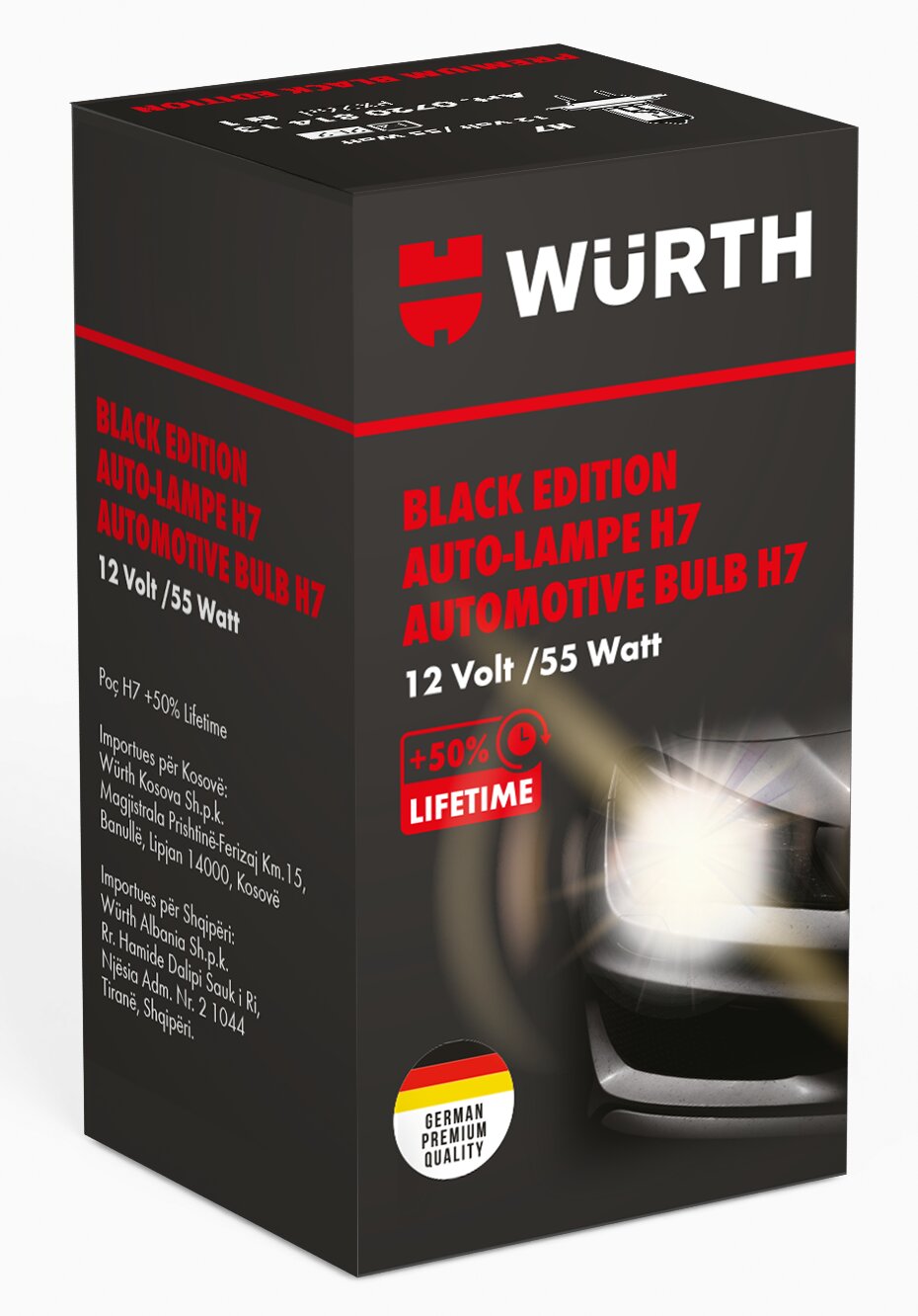 Poç-H7-PX26D-+50% Lifetime-12V-55W-Black edition-1